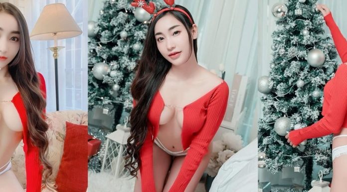 มุกกิ ธิดาพร พริตตี้สายแซ่บ อวดหุ่นสะบึม ขาว ๆ ในเสื้อแหวกอกสุดฮิต มุกกิ ธิดาพร